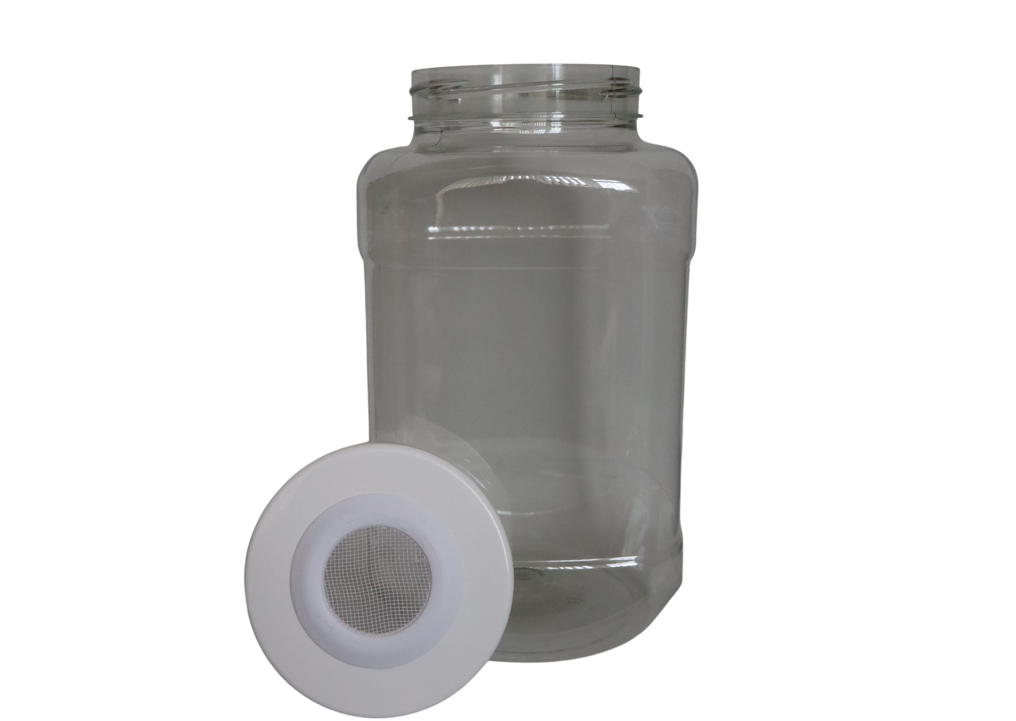 Square Round Style Insect Rearing Jar Coarse Mesh Vent