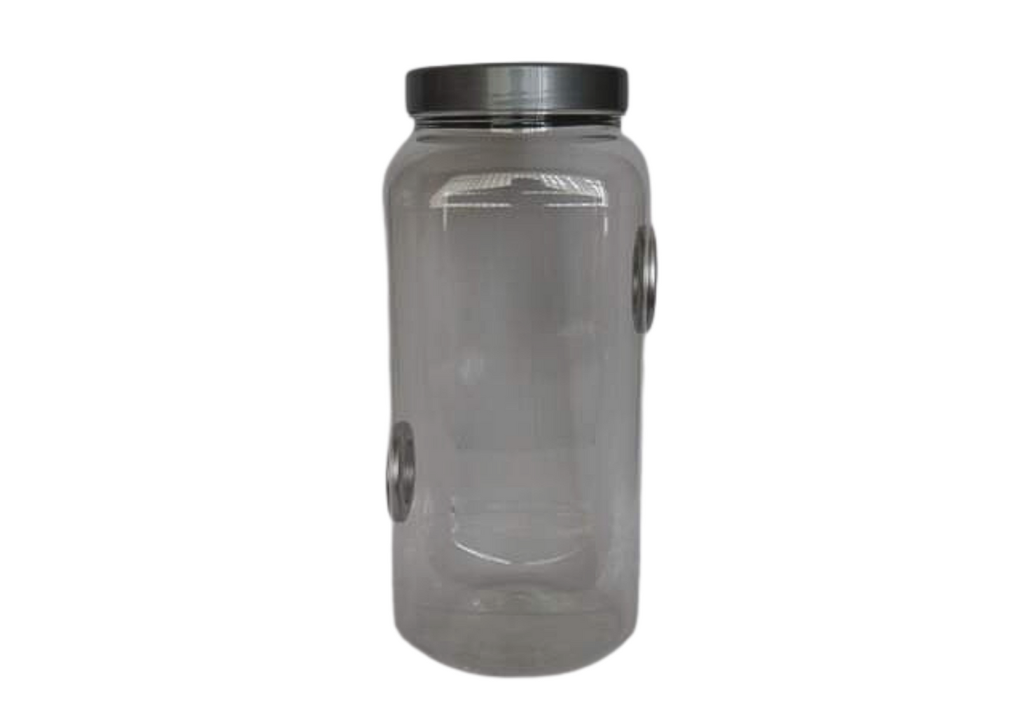 Tall Slim Style Insect Rearing Jar Twin Vented Fine Mesh Silver Lid