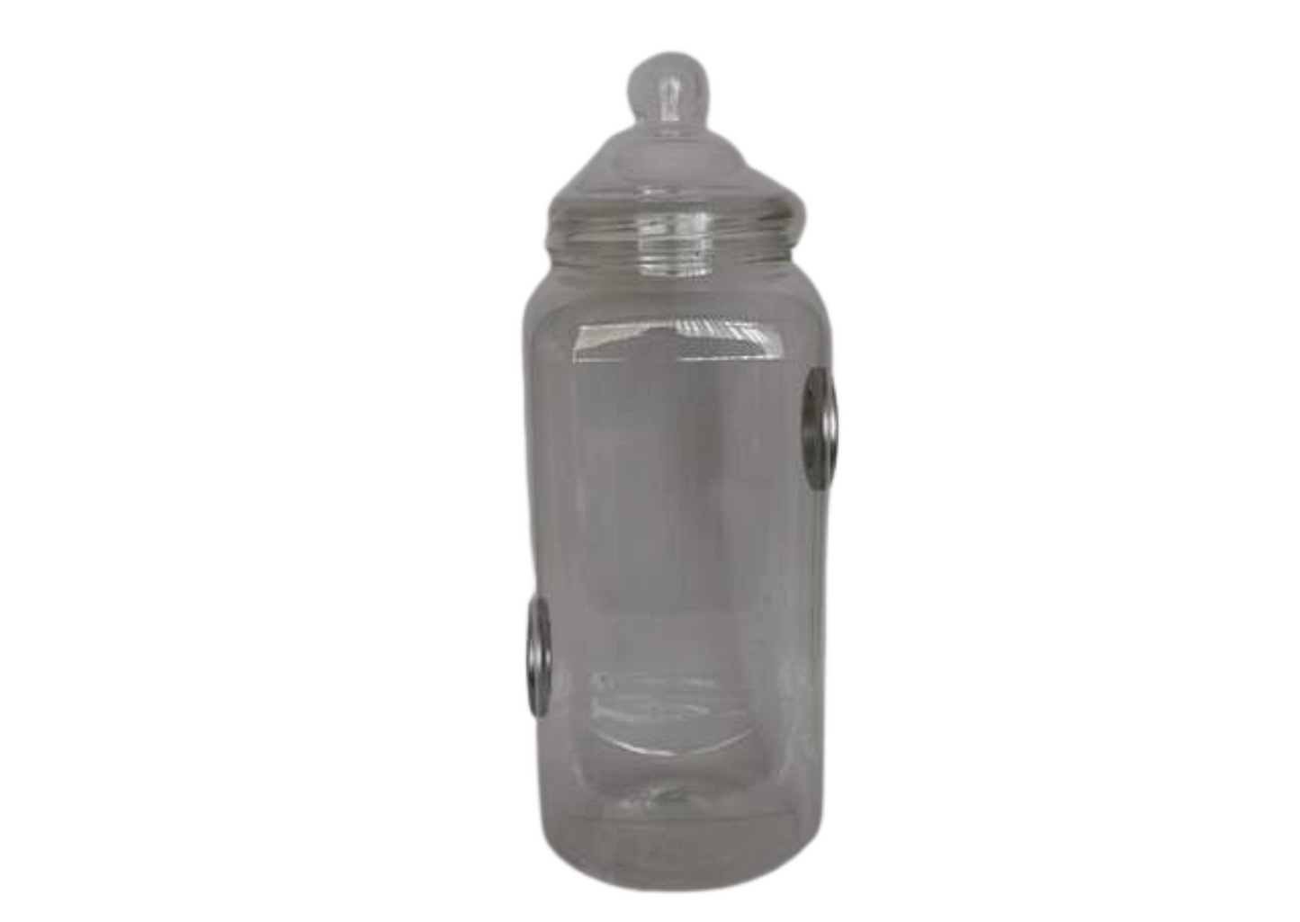 Tall Slim Style Insect Rearing Jar Twin Vented Fine Mesh Retro Lid