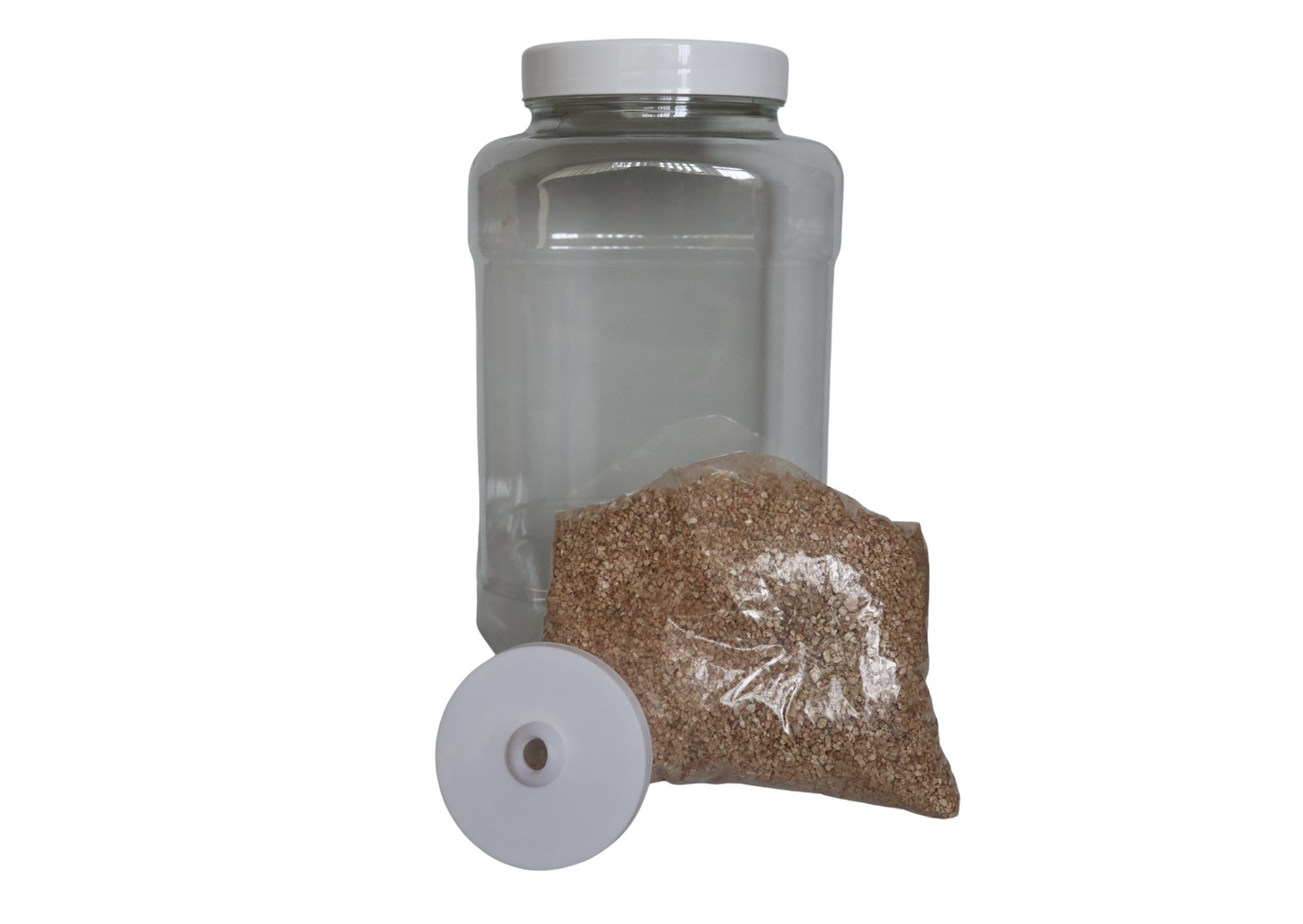 Square Round Style Insect Rearing Jar Coarse Mesh Vent