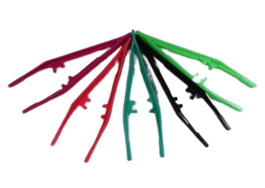Plastic Tweezers 11 cm Pack Of 5