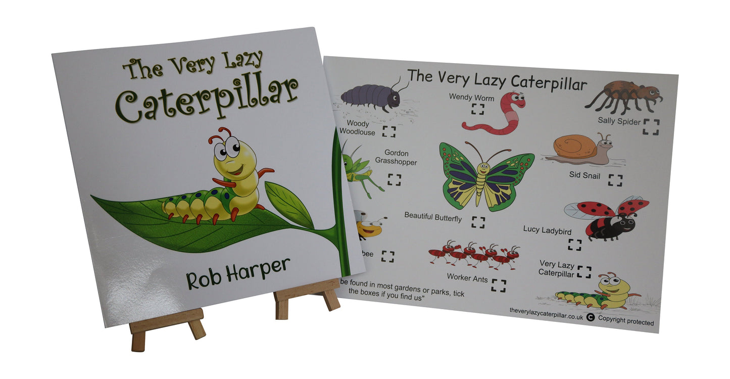The Very Lazy Caterpillar Paperback Book By Rob Harper